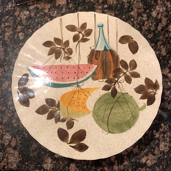 Red Wing USA cake stand Vintage - Picture 1 of 4